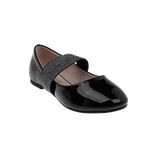 נעלי בלרינה גומי שחור מבריק 21EAST - נעלי נמרוד