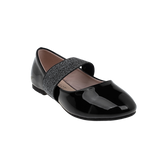 נעלי בלרינה גומי שחור מבריק 21EAST - נעלי נמרוד