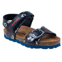 סנדלי שעם בנים - כחול-אדום