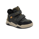 נעלי פעוטות חורף צמדנים - שחור-חאקי-אפור