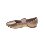 נעלי בלרינה גומי זהב 21EAST - נעלי נמרוד