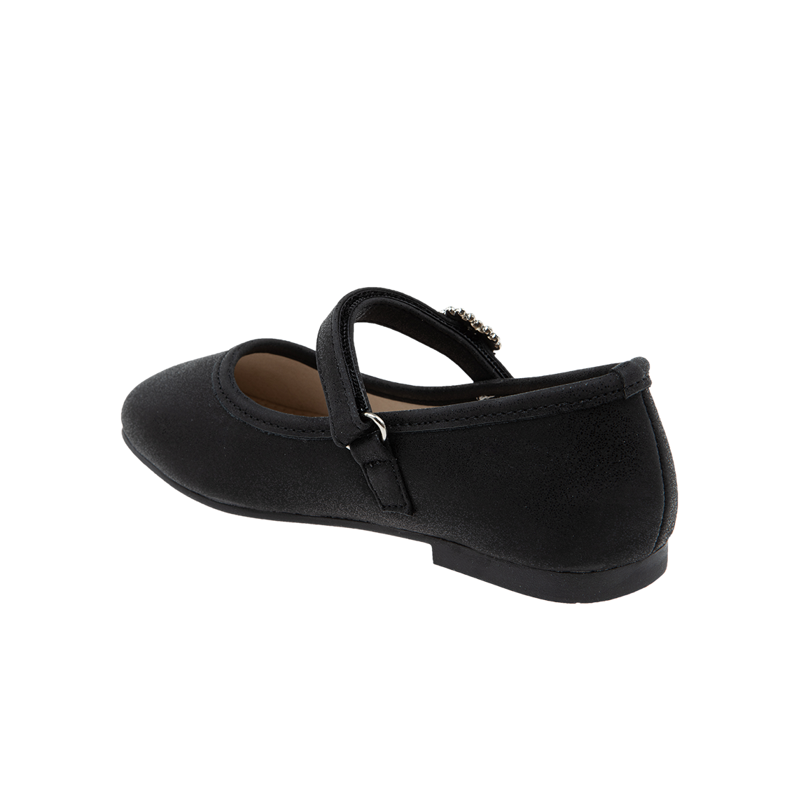 נעלי בלרינה אבזם מנצנץ יהלומים - נעלי נמרוד