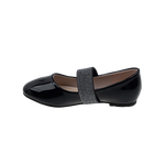 נעלי בלרינה גומי שחור מבריק 21EAST - נעלי נמרוד