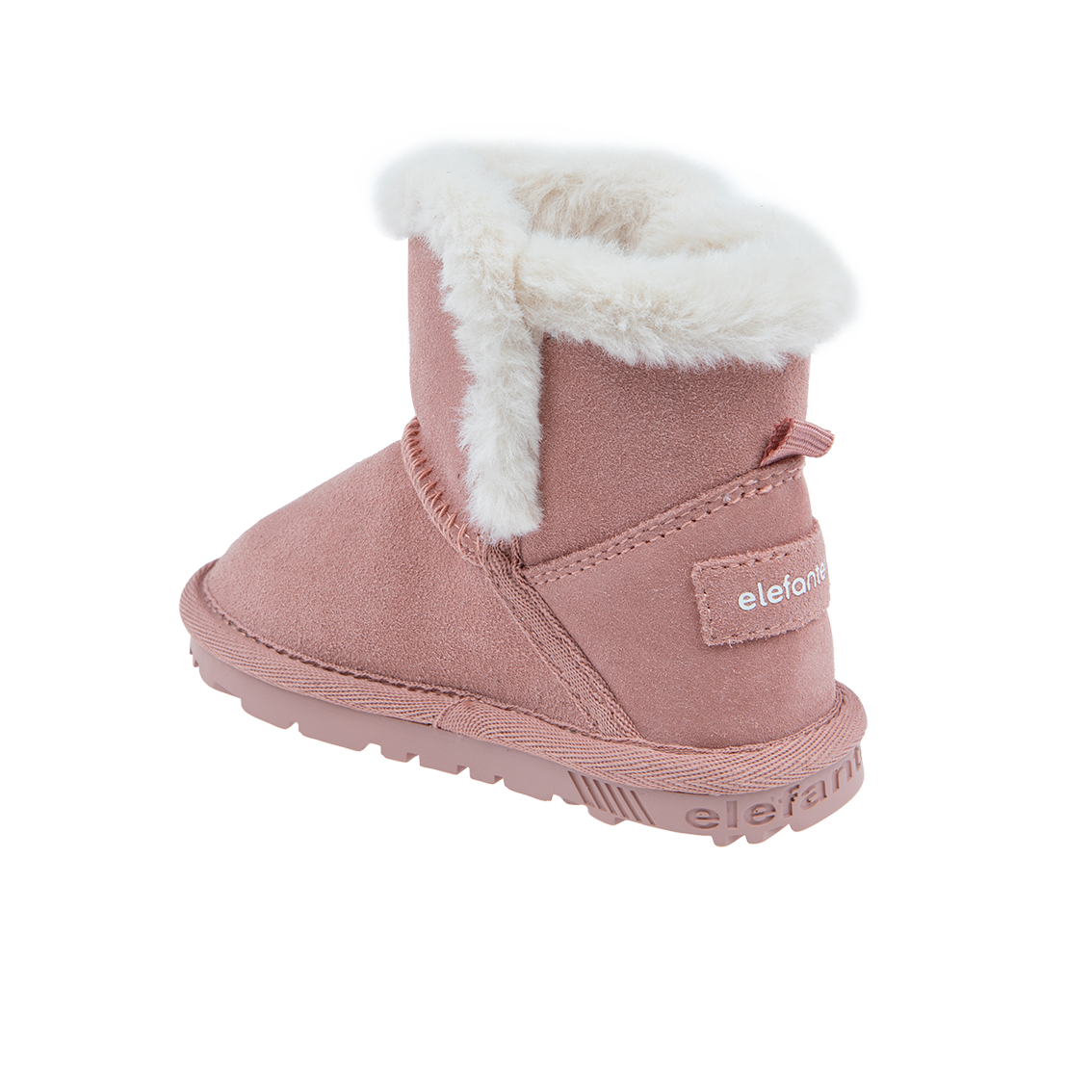 מגפון עור בשילוב פרוותי אלפנטן - נעלי נמרוד