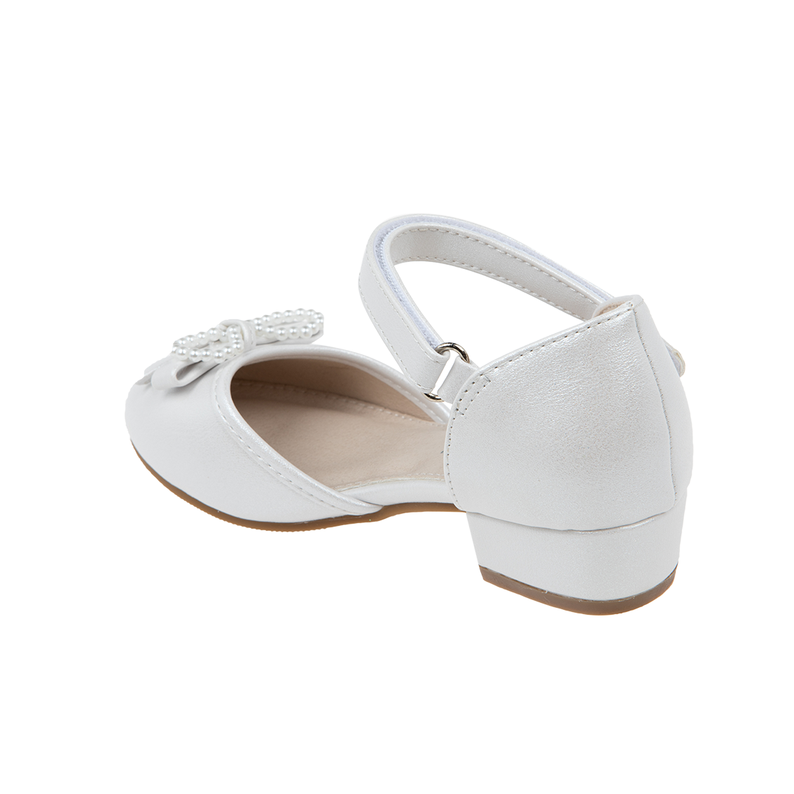 נעלי בלרינה פפיון פנינים עקב - נעלי נמרוד