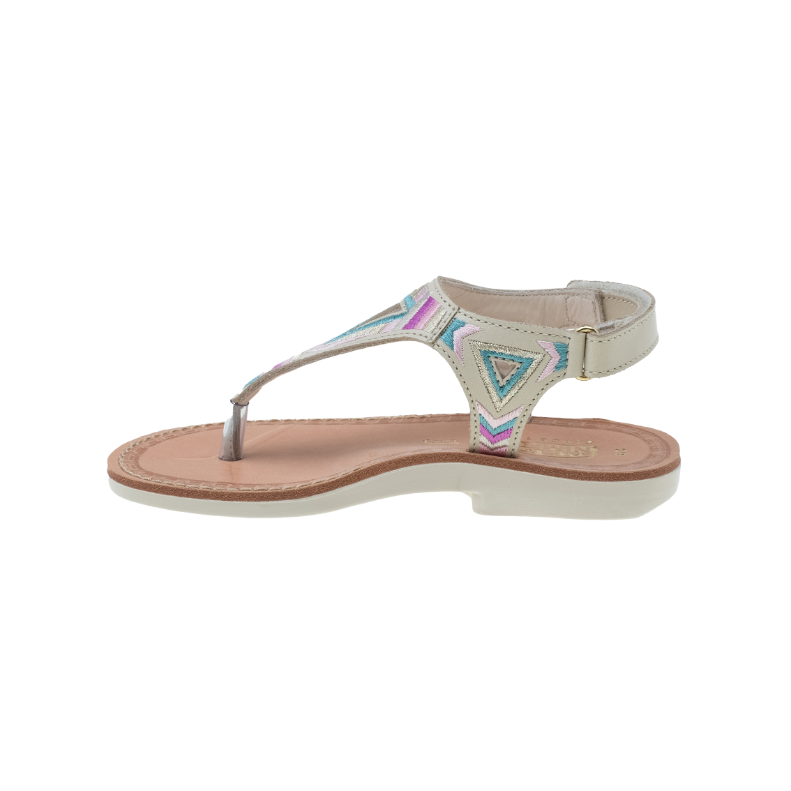 סנדלי בנות אצבע אתניים - נעלי נמרוד