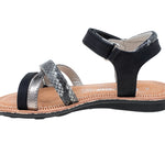 סנדלים פסים אלכסוניים - נעלי נמרוד