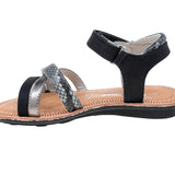 סנדלים פסים אלכסוניים - נעלי נמרוד