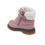 מגפון עור בשילוב פרווה אלפנטן - נעלי נמרוד