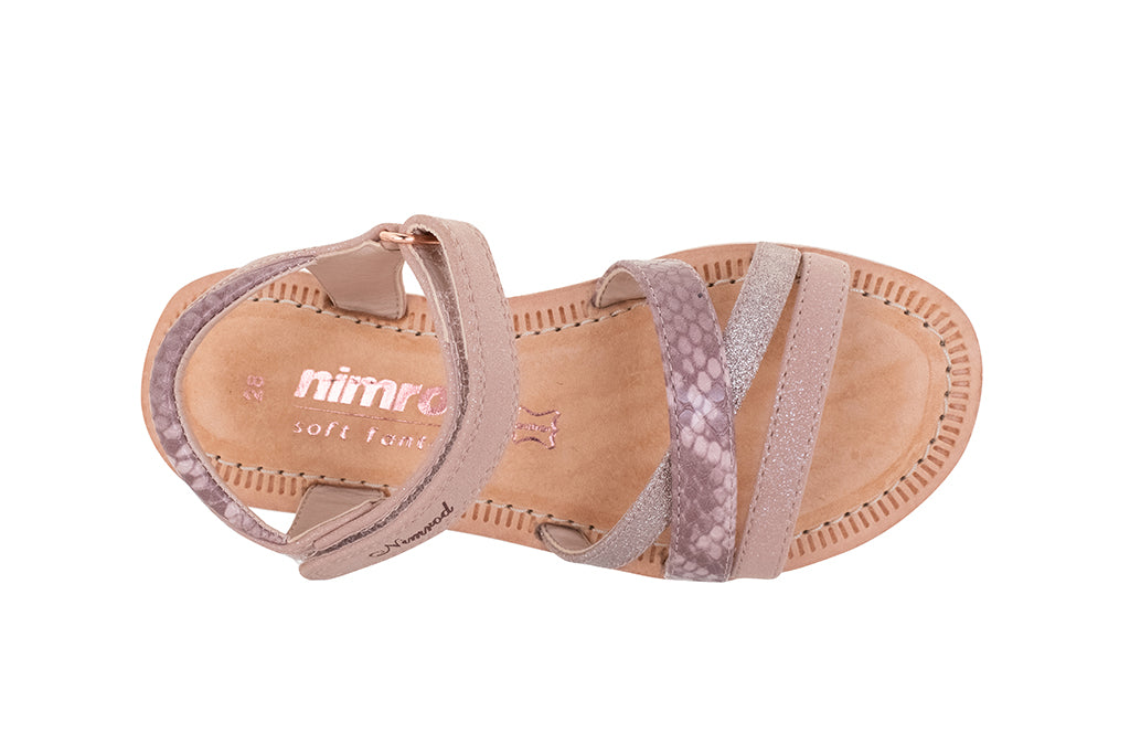 סנדלים פסים אלכסוניים - נעלי נמרוד