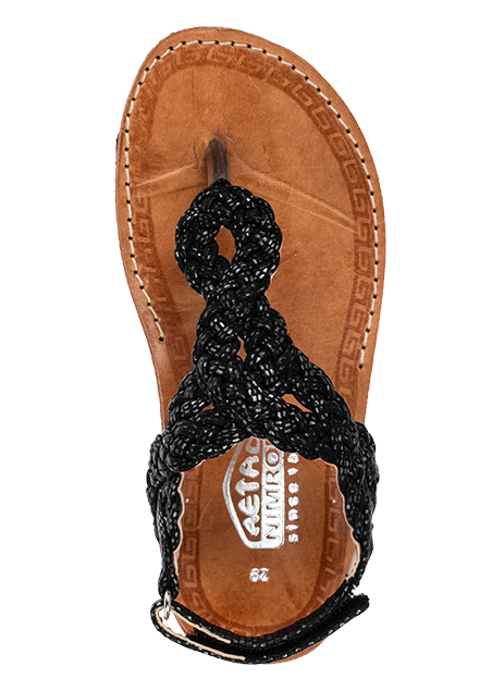 סנדלי אצבע קלועים נמרוד - נעלי נמרוד