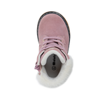 מגפון עור בשילוב פרווה אלפנטן - נעלי נמרוד