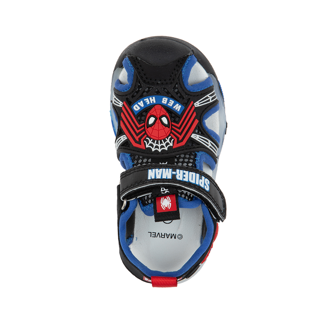 סנדלי תאורה ספיידרמן מארוול דיסני - נעלי נמרוד