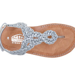 סנדלי אצבע קלועים נמרוד - נעלי נמרוד