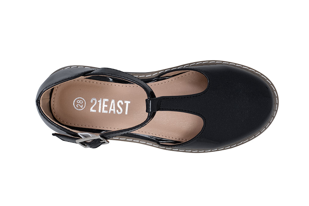 בלרינה לק שחור 21EAST - נעלי נמרוד