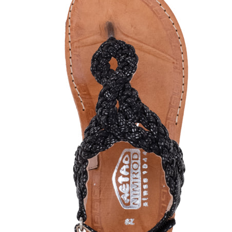 סנדלי אצבע קלועים נמרוד - נעלי נמרוד