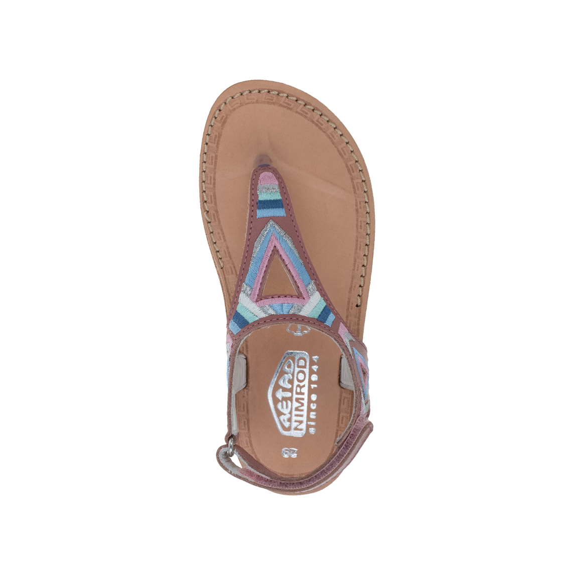 סנדלי בנות אצבע אתניים - נעלי נמרוד