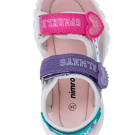 סנדלי חד קרן לבבות - נעלי נמרוד