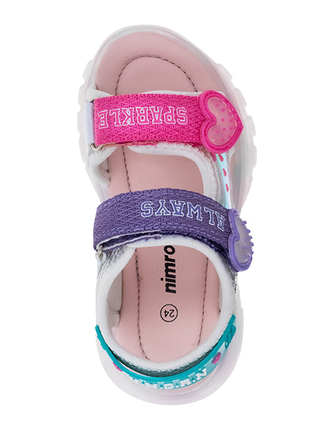 סנדלי חד קרן לבבות - נעלי נמרוד