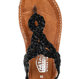 סנדלי אצבע קלועים נמרוד - נעלי נמרוד