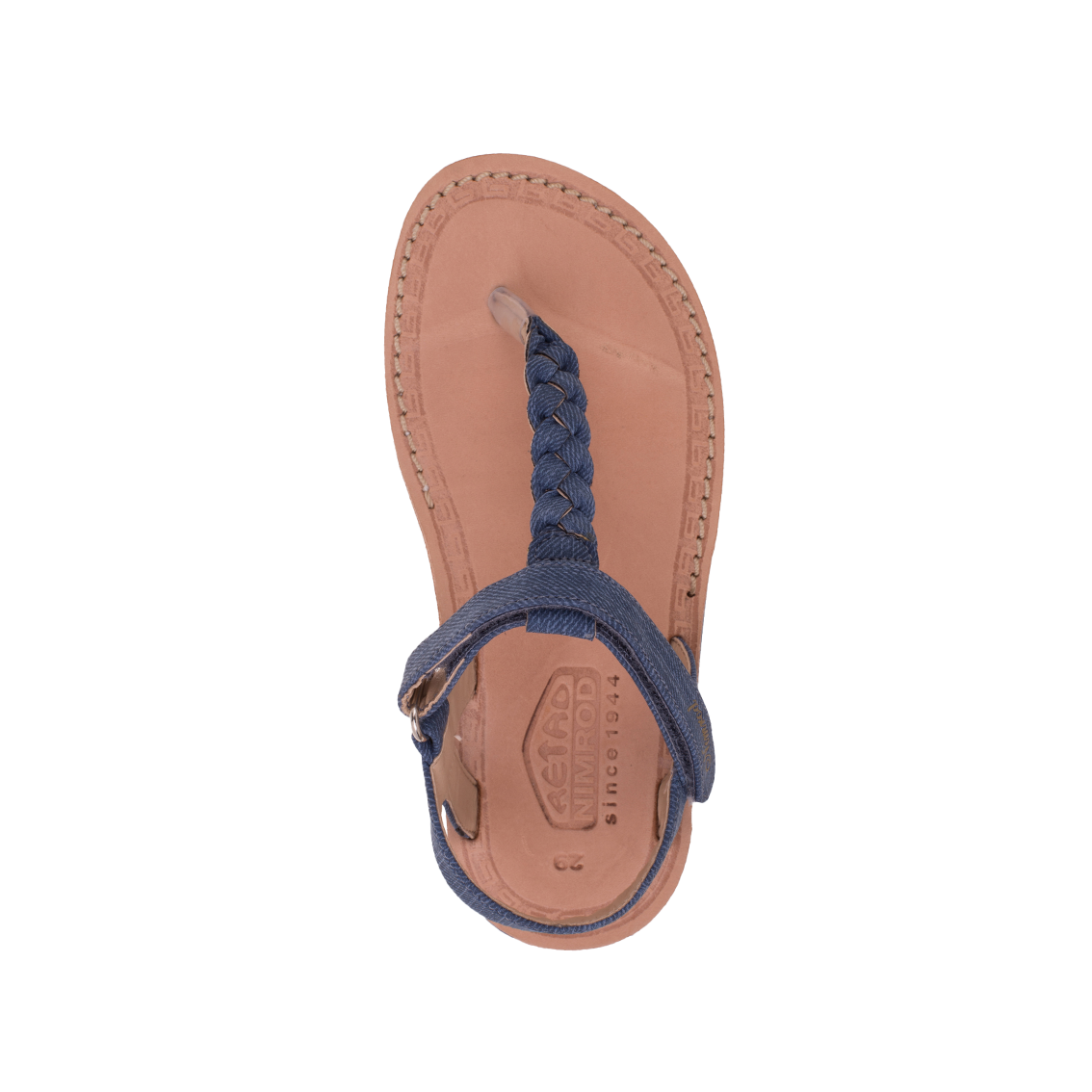 סנדלי בנות אצבע צמה - נעלי נמרוד