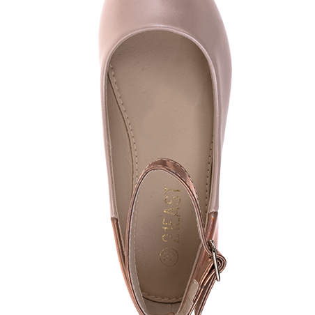 בלרינה 21EAST סגירת קרסול ורוד - נעלי נמרוד