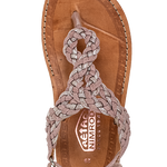 סנדלי אצבע קלועים נמרוד - נעלי נמרוד