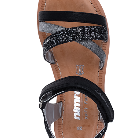 סנדלים פסים אלכסוניים - נעלי נמרוד