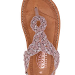 סנדלי אצבע קלועים נמרוד - נעלי נמרוד