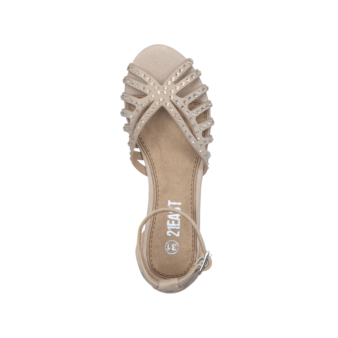 סנדלי אופנה יהלומים - נעלי נמרוד