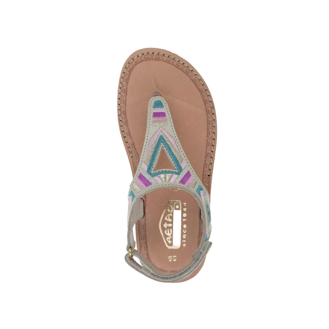 סנדלי בנות אצבע אתניים - נעלי נמרוד