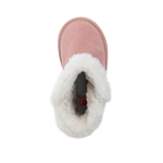 מגפון עור בשילוב פרוותי אלפנטן - נעלי נמרוד