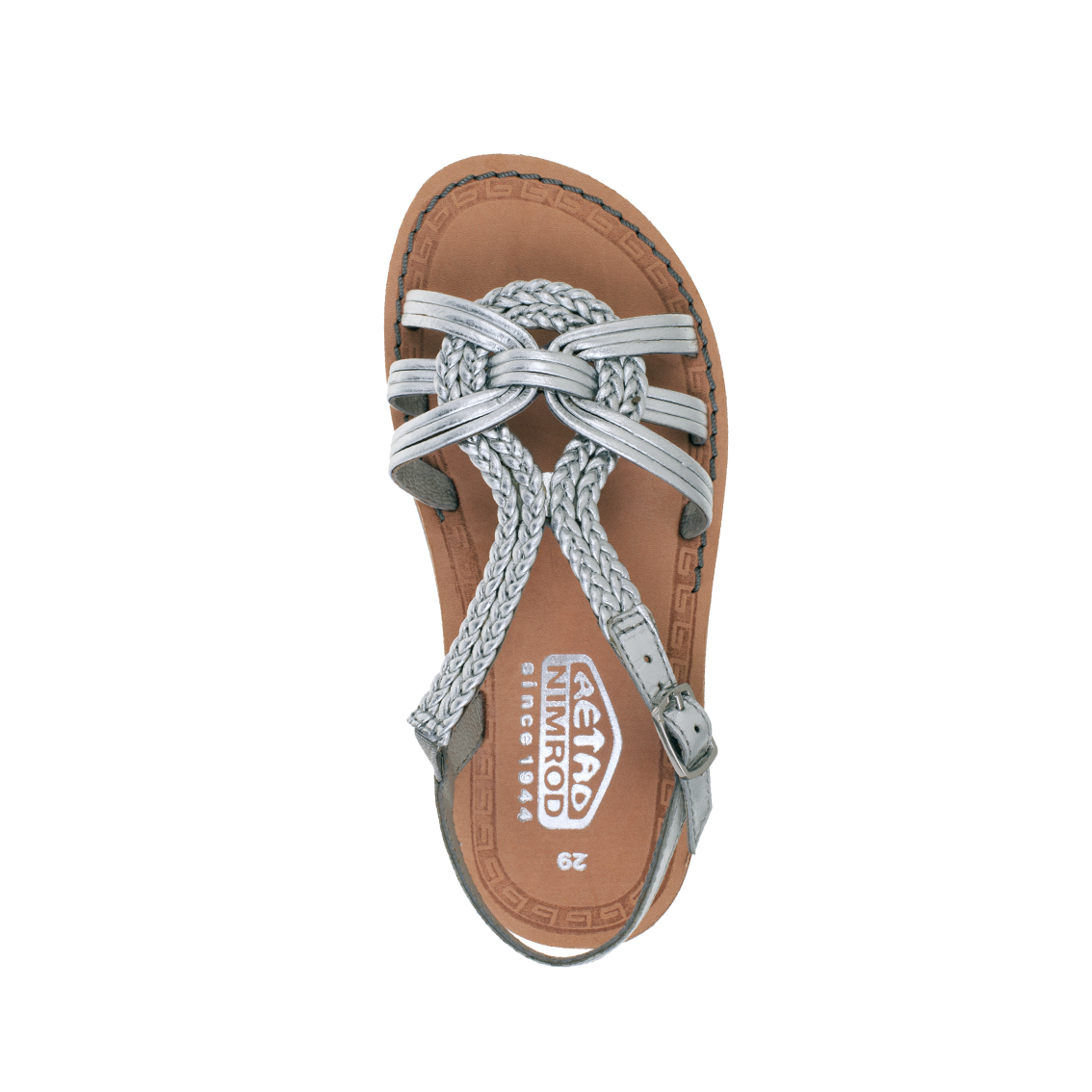 סנדלי בנות מטאליים - נעלי נמרוד