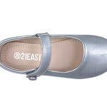 בלרינה צמדן כסוף - 21EAST - נעלי נמרוד