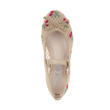 נעלי בלרינה רשת פרחוני - נעלי נמרוד