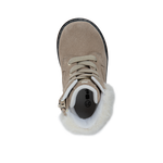 מגפון עור בשילוב פרווה אלפנטן - נעלי נמרוד