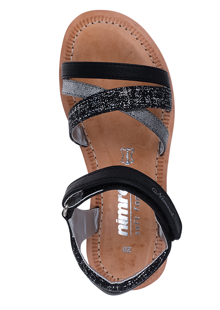 סנדלים פסים אלכסוניים - נעלי נמרוד