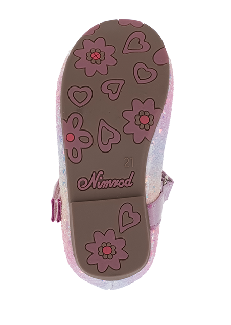 נעלי בלרינה פעוטות נצנצים - נעלי נמרוד