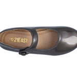 בלרינה צמדן כסוף מבריק - 21EAST - נעלי נמרוד