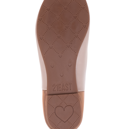 בלרינה 21EAST סגירת קרסול ורוד - נעלי נמרוד