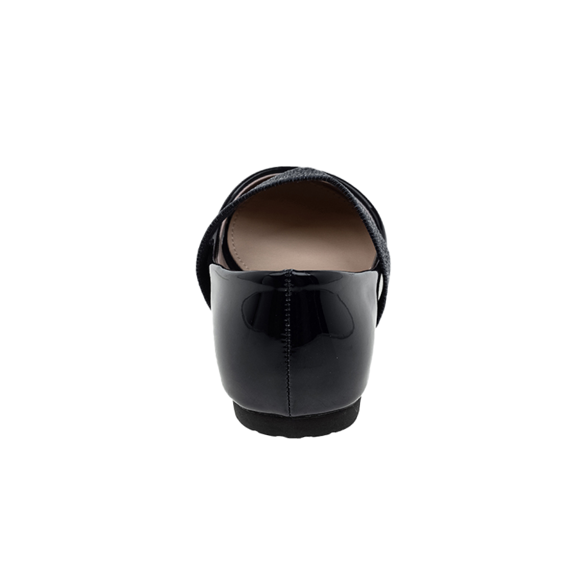 נעלי בלרינה גומי שחור מבריק 21EAST - נעלי נמרוד