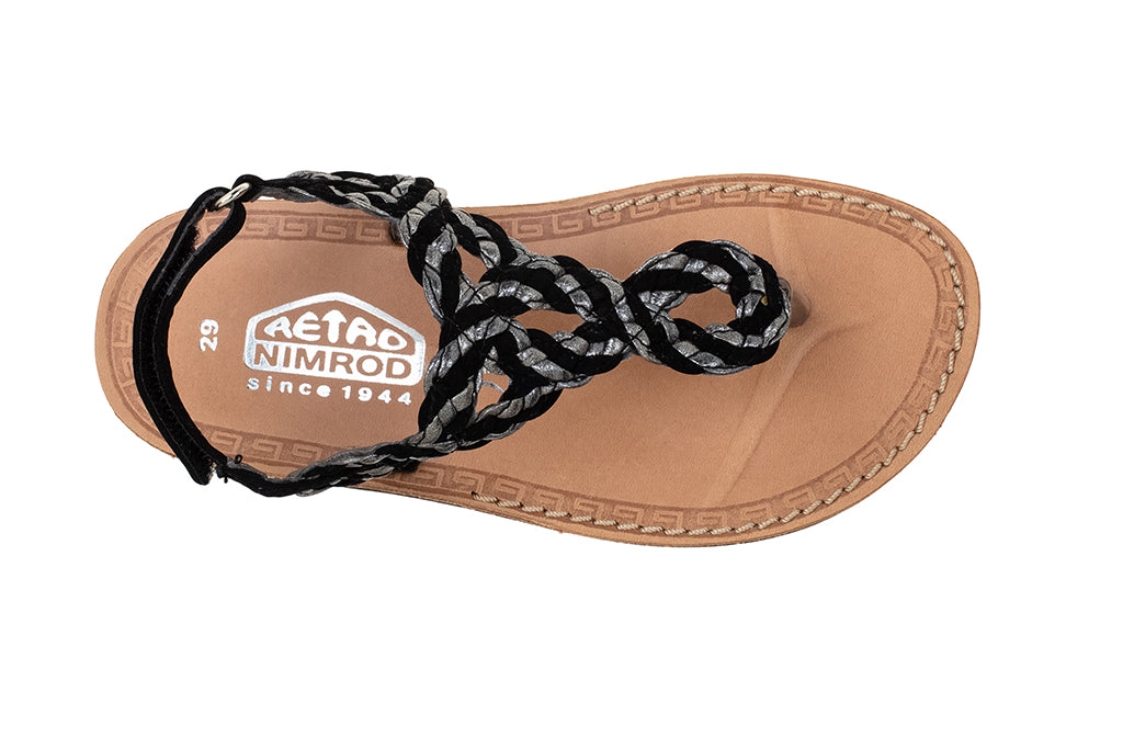 סנדלי אצבע קלועים נמרוד - נעלי נמרוד