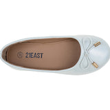 בלרינה לבן נוצץ 21EAST - נעלי נמרוד