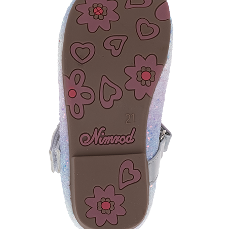 נעלי בלרינה פעוטות נצנצים - נעלי נמרוד